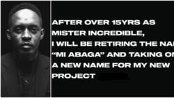 Rapper MI Abaga to retire stage name after over 15 years, set to take on new one, fans react