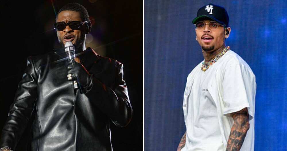 Chris Brown and Usher performed at the Lovers & Friends Festival after their alleged fight. Chris Brown and Usher performed at the Lovers & Friends Festival after their alleged fight.