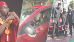 KCee and E-Money present new car to boy behind Ojapiano sound in heartwarming video