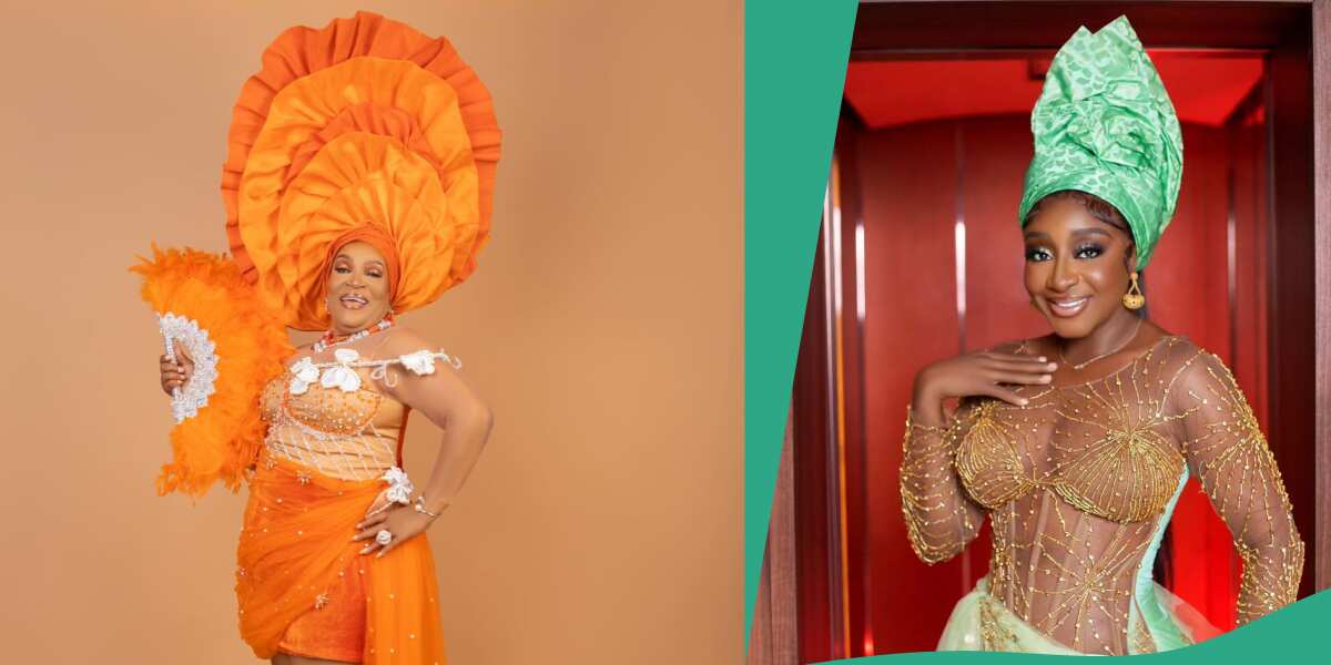See 7 lovely daunting 'gele' styles worn by female celebs