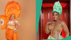 All eyes on me: photos of 7 female celebs on creatively tied daunting 'gele'