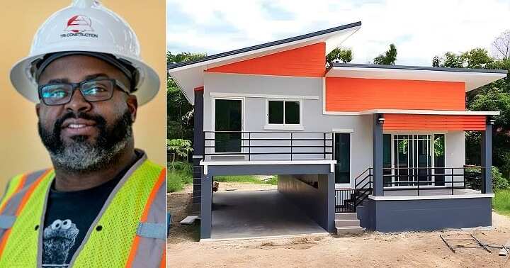 Construction worker displays house he can build with N5 million