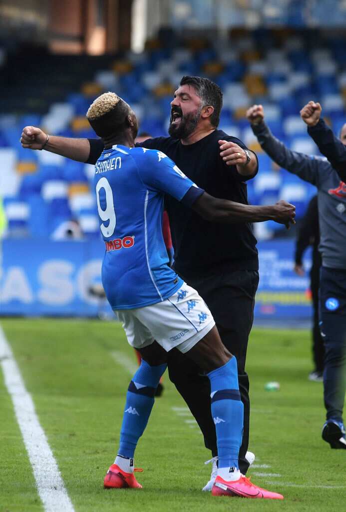 Victor Osimhen: Gattuso showers encomium on Nigerian star after scoring 1st Napoli goal