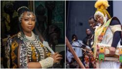“Nigerian youths should vote the most detribalized candidate”: Famous female talking drum artist Ara speaks
