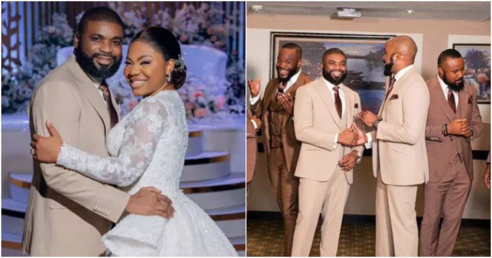 Mercy Chinwo's hubby and Banky