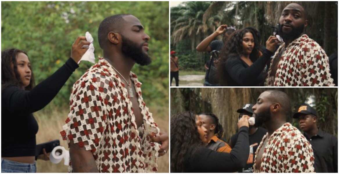 This is the reason why Davido's female makeup artist is trending online