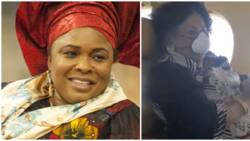 Crew members sing happy birthday to former first lady Patience Jonathan (video)