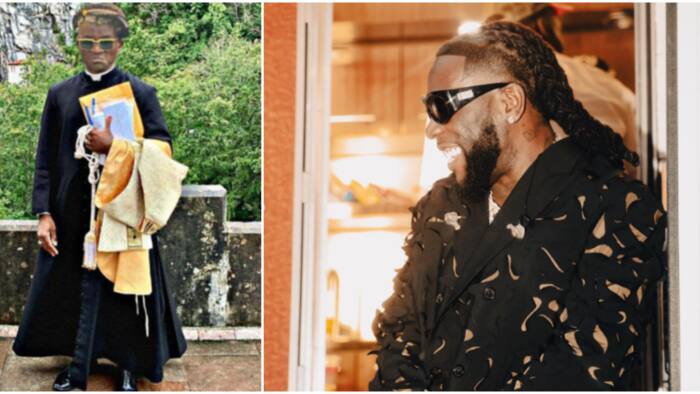 I really want this to be my album cover: Burna Boy reacts to funny photo of Portable in lawyer's gown
