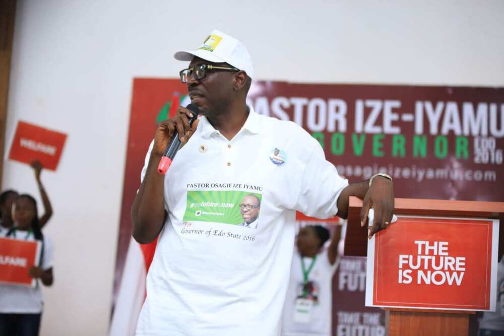 Edo guber: Oshiomhole’s camp switches support from Ize-iyamu to Obazee