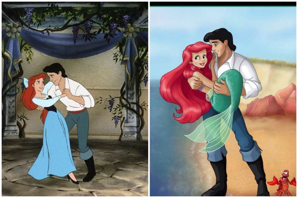 Popular cartoon couples