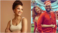 "Told God I didn't want someone in entertainment business": Banky W pens cute note as Adesua turns new age