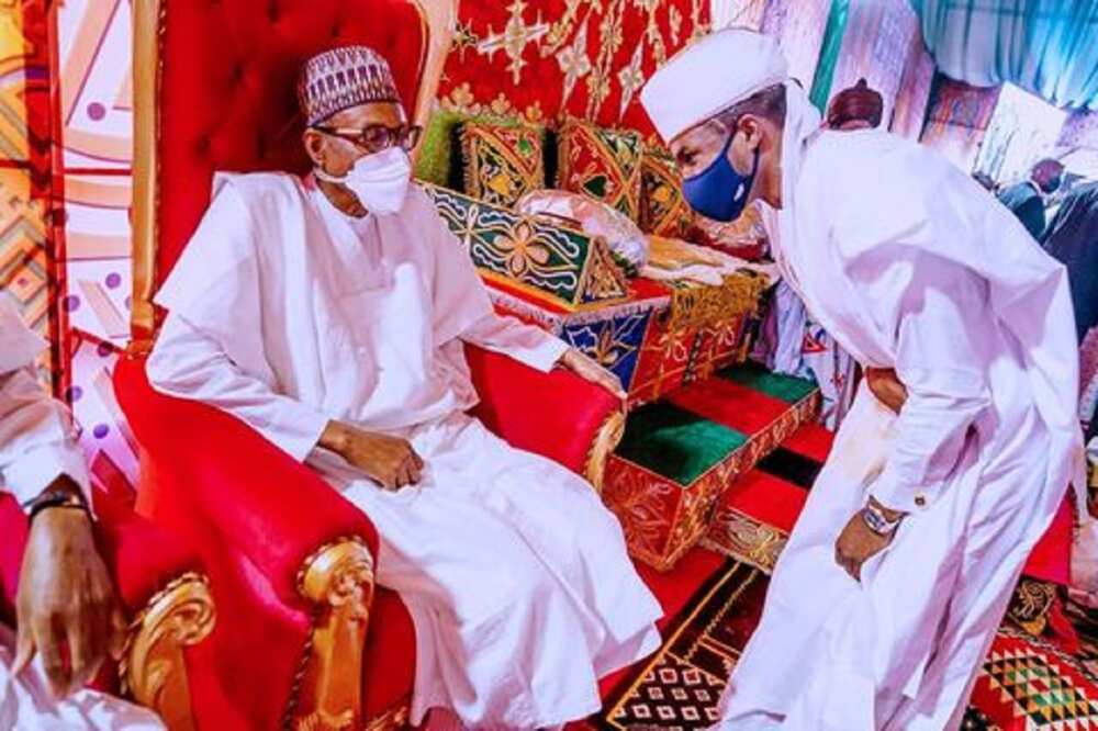 Hotuna da bidiyoyi: An daura auren Yusuf Buhari da Zahra Bayero kan sadaki 500,000