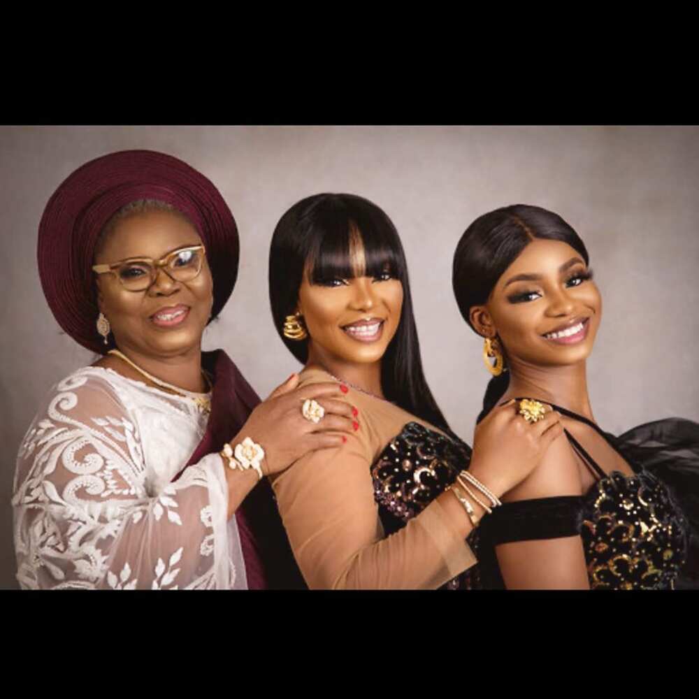 Actress Iyabo Ojo shares 3 generational photos as she showcases mother and children