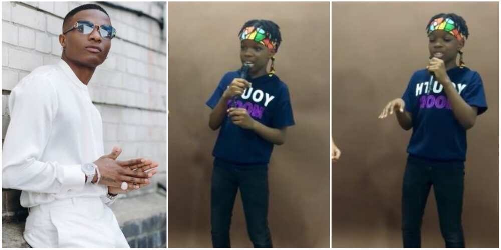 Wizkid’s son Tife wows fans with impressive rap skill in new video