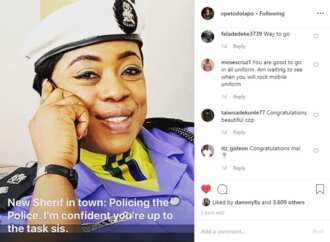 Beautiful former zonal police PRO Dolapo Badmus promoted to provost, headgear changes