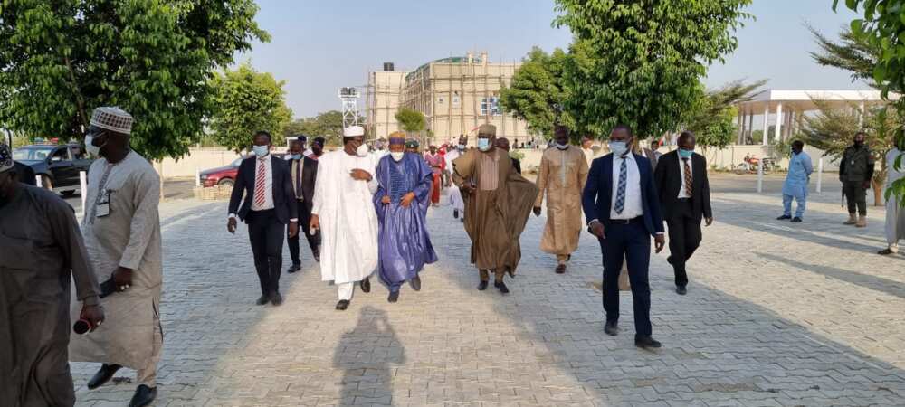 Ganduje Hails Abdulmumin Jibrin for Providing Job Opportunities to 10,000 Youths in Kano