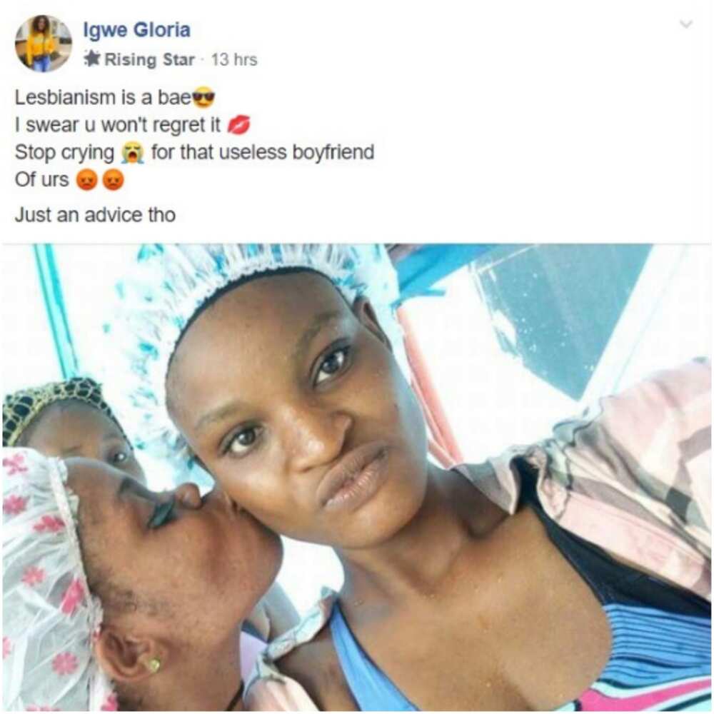 Nigerian lady boldly preaches about lesbianism