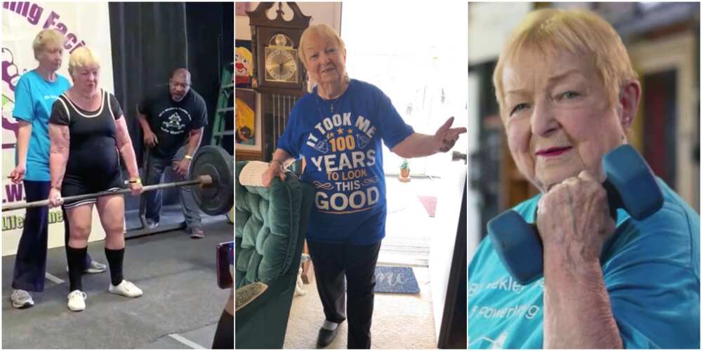 Edith Murway-Traina is still physically active despite being a centenarian.