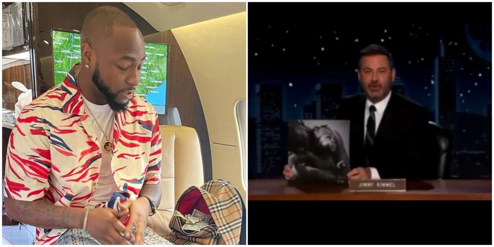 Afrobeats to the world: Davido makes Nigerians proud with performance on Jimmy Kimmel show