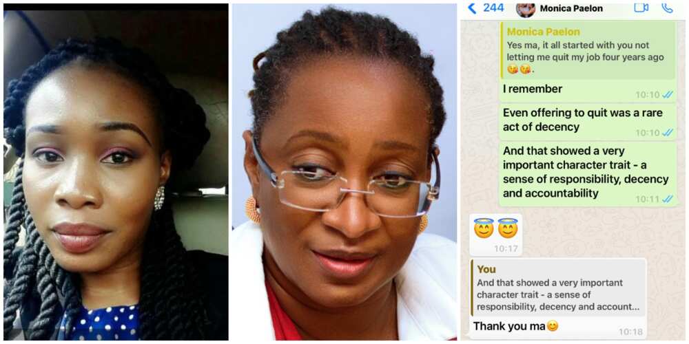 Reactions as Nigerian lady who resigned from her job after getting married goes back in style
