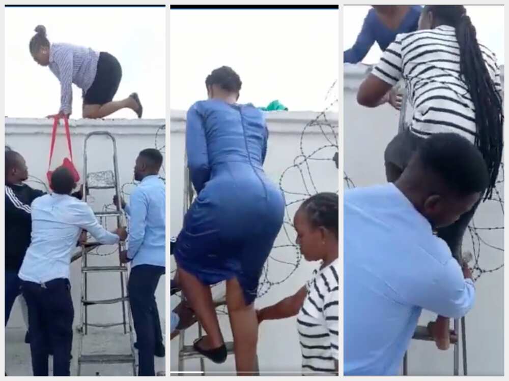 Bank staff new naira naira notes Bank staff new naira naira notes