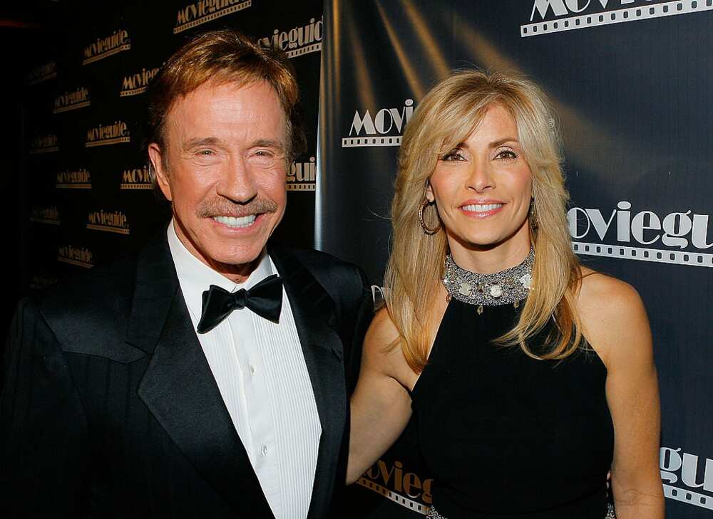 Chuck Norris and wife