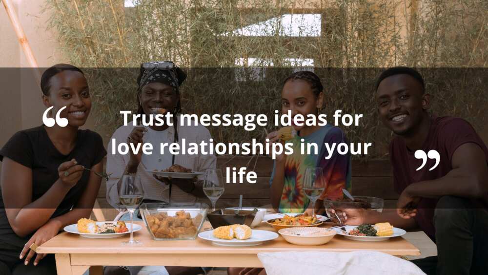 love and trust message