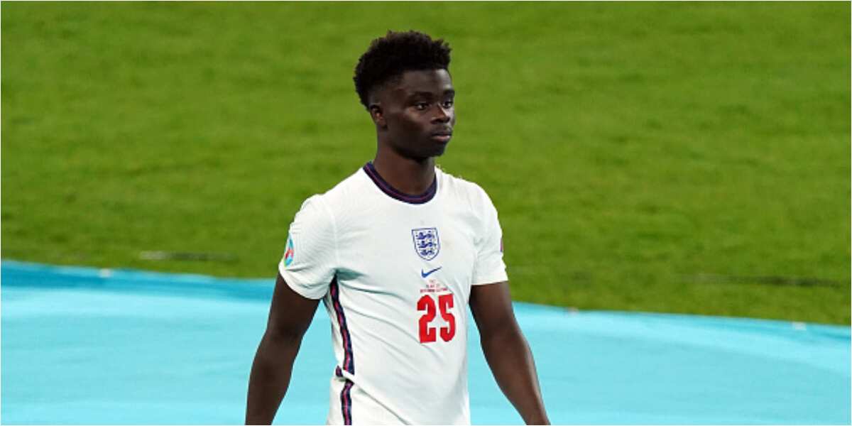 England-born Nigerian star Saka speaks for 1st time after missing decisive penalty against Italy