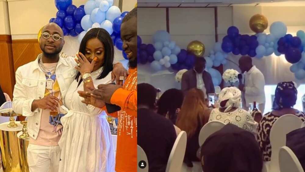 First photos, videos from the naming ceremony of Davido's son Ifeanyi Adeleke