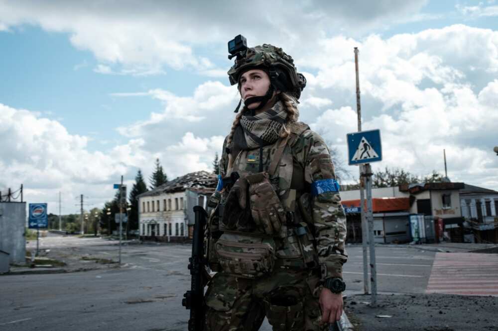 In the frontline town of Kupiansk clashes betwen Ukranian soldiers and the Russian army continue