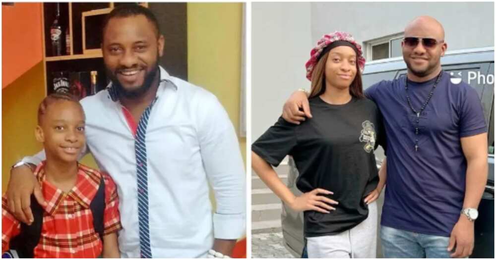 Photos of Yul Edochie and his daughter, Danielle