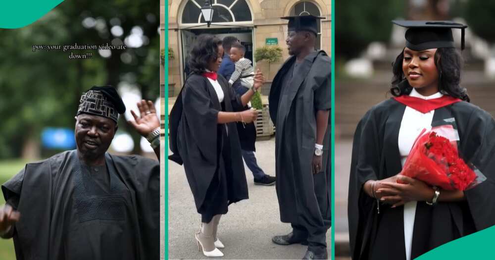 Nigerian nurse in the UK celebrates her father