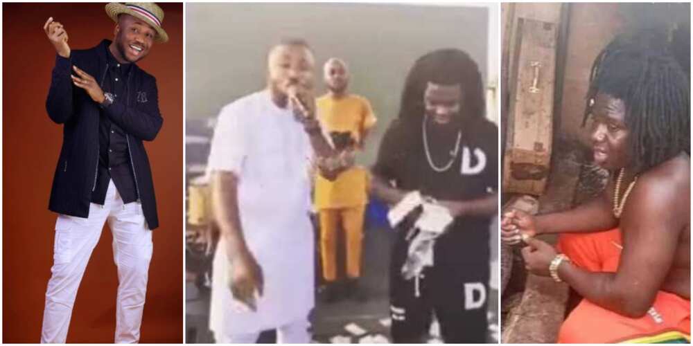 Reactions trail viral video of herbalist spraying popular Nigerian gospel singer cash at event