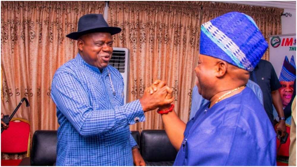 Osun 2022, Ademola Adeleke, 2023 election, Governor Douye Diri, APC, PDP