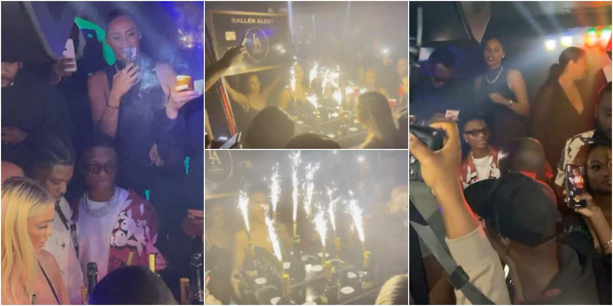 Wizkid gives free show at London club he 1st performed at 10 years ago, parties hard with fans