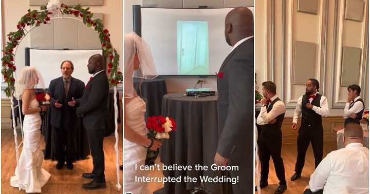Groom scatters wedding, cheating bride, video