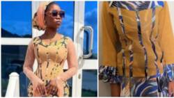 Lady orders stylish fitted ankara dress, ends up with shapeless recreation
