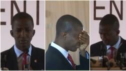 Bawa: Video captures fearful moment EFCC chairman slumped while delivering speech at presidential villa