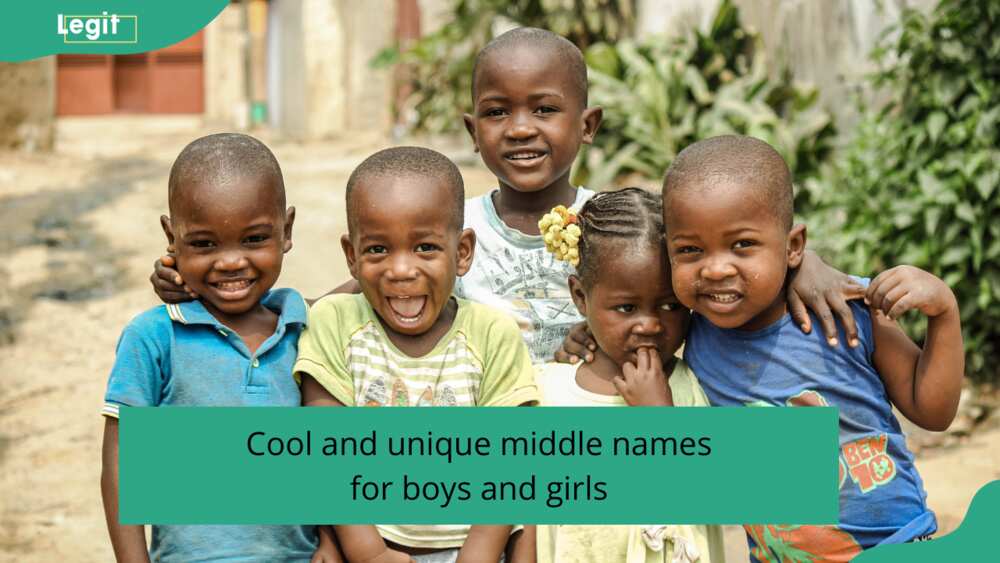 Cool and unique middle names for boys and girls