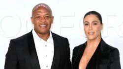 Dr Dre angry as ex-wife Nicole Young serves him court papers at grandmother's funeral