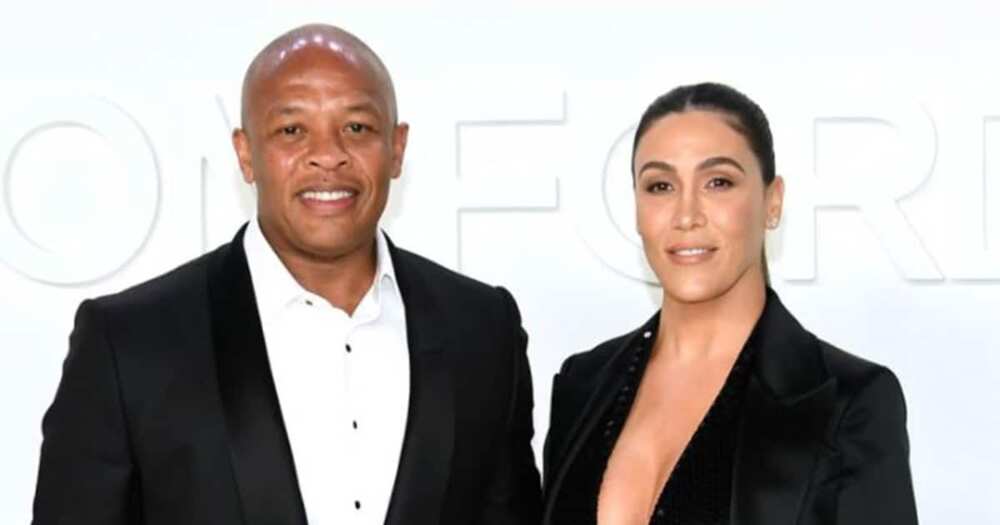 Dr Dre's and Nicole Young during happier times.