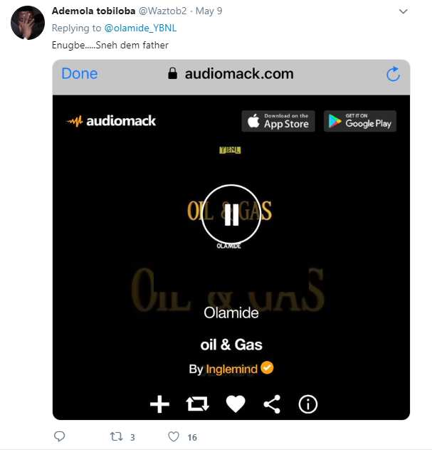 Olamide – Oil & Gas Olamide – Oil & Gas