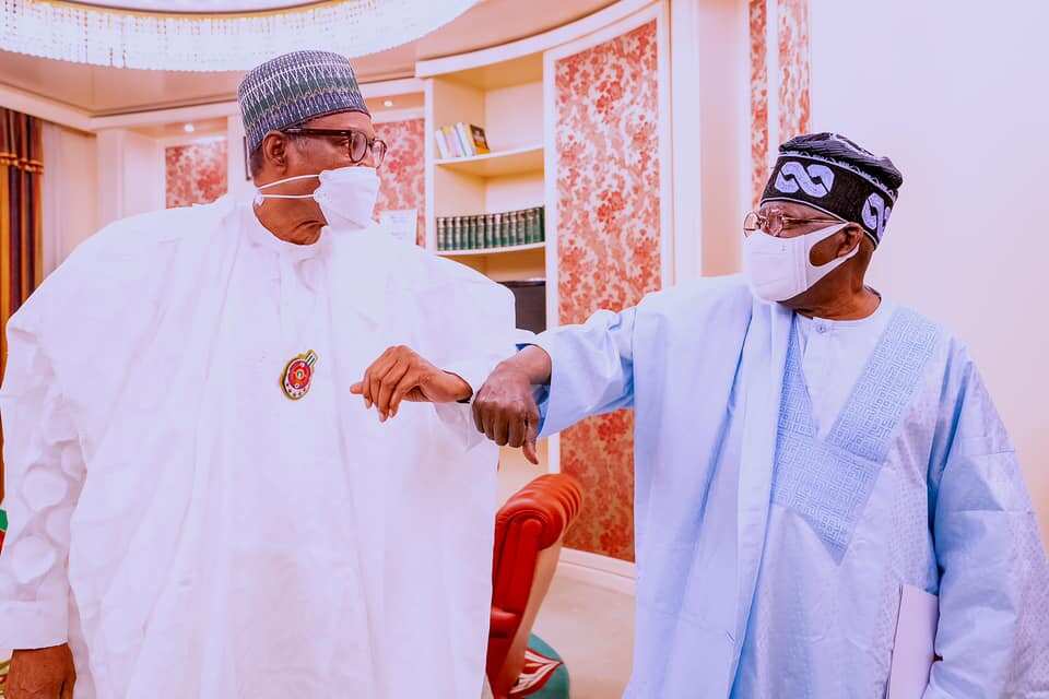 Ganawar Tinubu da shugaba Buhari