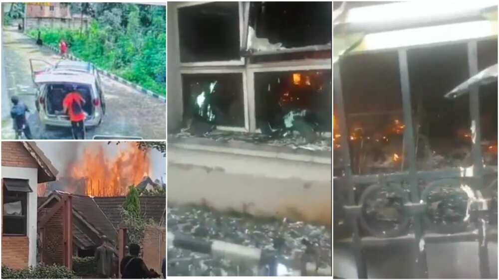 Joe Igbokwe's home set on fire