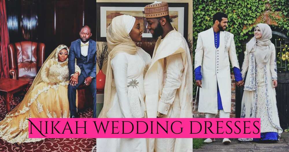 Nigerian Muslim wedding dress for nikah  Muslim wedding dress, Wedding  dresses images, Muslim wedding gown