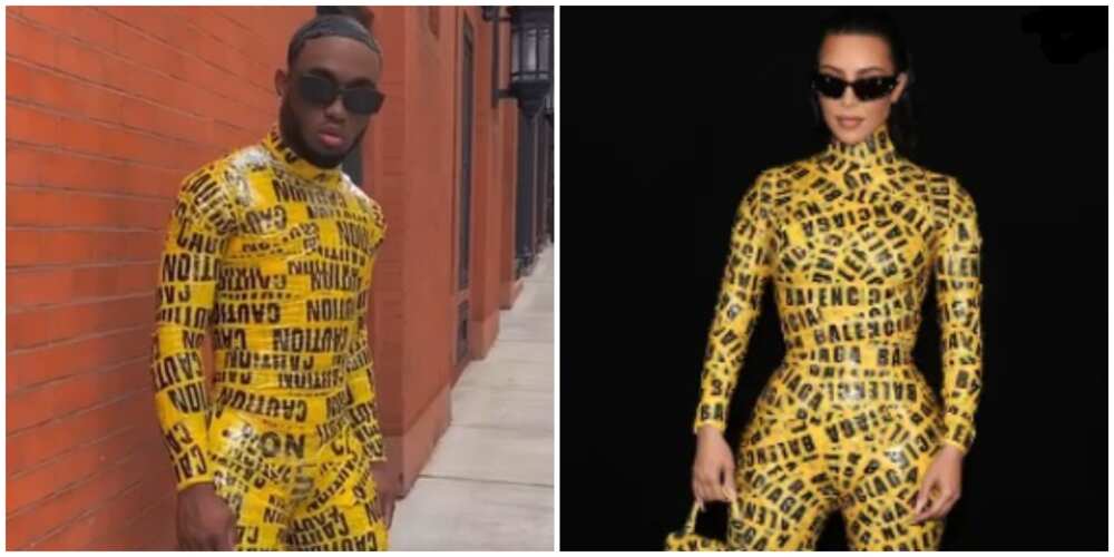 What it's really like wearing Kim Kardashian's caution tape dress