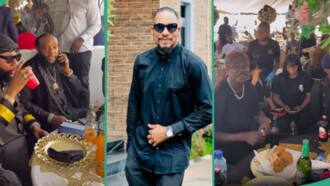 Junior Pope: Man slams KCee, others for eating, drinking at burial, “What’s there to celebrate?”