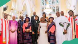 Tinubu’s Wife, Uzodimma, others present as influential APC Gov’s daughter weds lover
