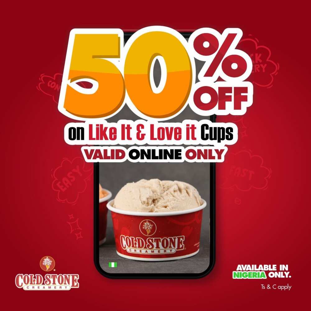 Cold Stone Creamery launches its new website and mobile app