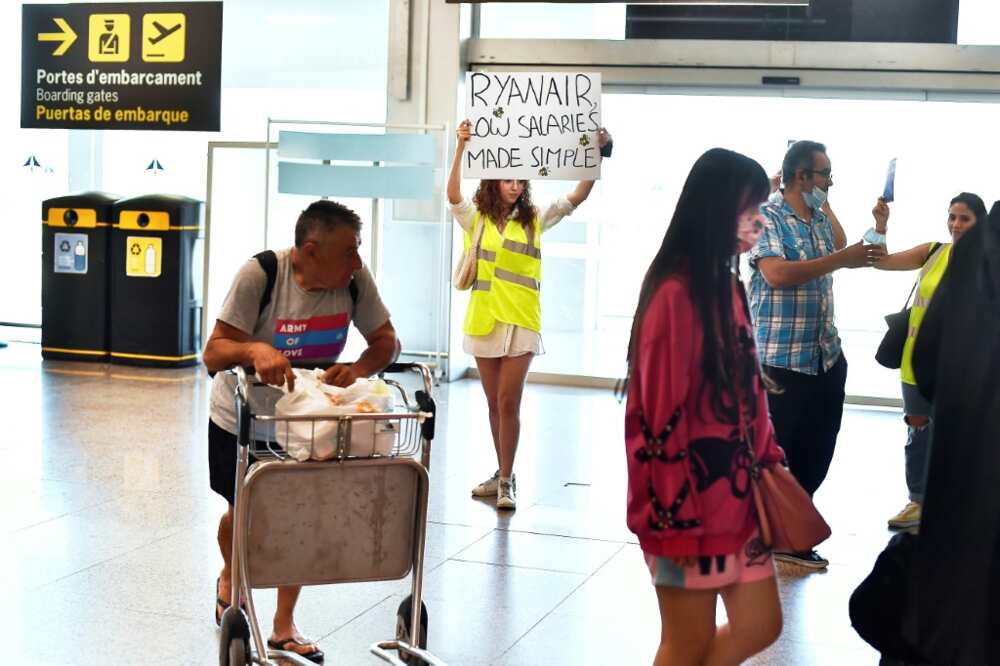 Ryanair cabin crew unions in Spain, Portugal and Belgium called a three-day strike starting on Friday, and in Italy and France on Saturday